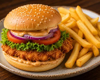 Chicken Burger Combo
